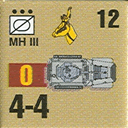 Panzer Grenadier Headquarters Library Unit: South Africa Army MH III for Panzer Grenadier game series