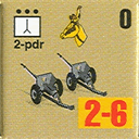 Panzer Grenadier Headquarters Library Unit: South Africa Army 2 pdr for Panzer Grenadier game series