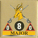 Panzer Grenadier Headquarters Library Unit: South Africa Army Major for Panzer Grenadier game series