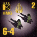 Panzer Grenadier Headquarters Library Unit: Italy Milizia Volontaria per la Sicurezza Nazionale HMG for Panzer Grenadier game series