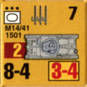 Panzer Grenadier Headquarters Library Unit: Italy Regio Esercito M14/41 for Panzer Grenadier game series