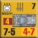 Panzer Grenadier Headquarters Library Unit: Italy Regio Esercito M22/41 for Panzer Grenadier game series