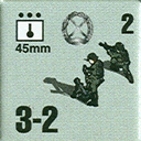 Panzer Grenadier Headquarters Library Unit: Italy Regio Esercito 45mm for Panzer Grenadier game series
