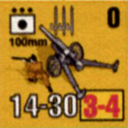 Panzer Grenadier Headquarters Library Unit: Italy Regio Esercito 100mm for Panzer Grenadier game series