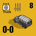 Panzer Grenadier Headquarters Library Unit: Italy Regio Esercito Truck for Panzer Grenadier game series