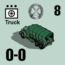 Panzer Grenadier Headquarters Library Unit: Italy Regio Esercito Truck for Panzer Grenadier game series