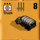 Panzer Grenadier Headquarters Library Unit: Italy Regio Esercito Truck for Panzer Grenadier game series
