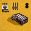 Panzer Grenadier Headquarters Library Unit: Italy Regio Esercito Truck for Panzer Grenadier game series