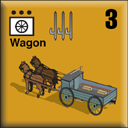 Panzer Grenadier Headquarters Library Unit: Italy Regio Esercito Wagon for Panzer Grenadier game series