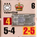 Panzer Grenadier Headquarters Library Unit: Britain Army Valentine for Panzer Grenadier game series