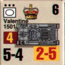 Panzer Grenadier Headquarters Library Unit: Britain Army Valentine for Panzer Grenadier game series