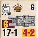 Panzer Grenadier Headquarters Library Unit: Britain Army AVRE for Panzer Grenadier game series