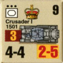 Panzer Grenadier Headquarters Library Unit: Britain Army Crusader I for Panzer Grenadier game series