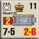 Panzer Grenadier Headquarters Library Unit: Britain Army Stuart VI for Panzer Grenadier game series