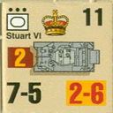 Panzer Grenadier Headquarters Library Unit: Britain Army Stuart VI for Panzer Grenadier game series