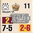Panzer Grenadier Headquarters Library Unit: Britain Army Stuart VI for Panzer Grenadier game series