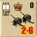 Panzer Grenadier Headquarters Library Unit: Britain Army 2 pdr for Panzer Grenadier game series