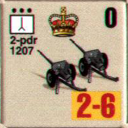Panzer Grenadier Headquarters Library Unit: Britain Army 2 pdr for Panzer Grenadier game series