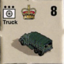 Panzer Grenadier Headquarters Library Unit: Britain Army Truck for Panzer Grenadier game series