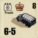 Panzer Grenadier Headquarters Library Unit: Britain Army Truck for Panzer Grenadier game series