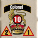 Panzer Grenadier Headquarters Library Unit: Britain Army Colonel for Panzer Grenadier game series