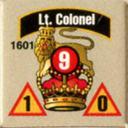 Panzer Grenadier Headquarters Library Unit: Britain Army Lt. Colonel for Panzer Grenadier game series