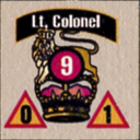 Panzer Grenadier Headquarters Library Unit: Britain Army Lt. Colonel for Panzer Grenadier game series