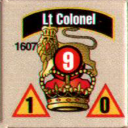 Panzer Grenadier Headquarters Library Unit: Britain Army Lt. Colonel for Panzer Grenadier game series