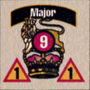 Panzer Grenadier Headquarters Library Unit: Britain Army Major for Panzer Grenadier game series