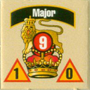 Panzer Grenadier Headquarters Library Unit: Britain Army Major for Panzer Grenadier game series