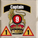 Panzer Grenadier Headquarters Library Unit: Britain Army Captain for Panzer Grenadier game series