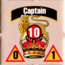 Panzer Grenadier Headquarters Library Unit: Britain Army Captain for Panzer Grenadier game series