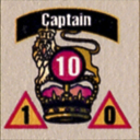 Panzer Grenadier Headquarters Library Unit: Britain Army Captain for Panzer Grenadier game series