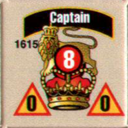Panzer Grenadier Headquarters Library Unit: Britain Army Captain for Panzer Grenadier game series