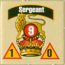 Panzer Grenadier Headquarters Library Unit: Britain Army Sergeant for Panzer Grenadier game series