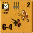 Panzer Grenadier Headquarters Library Unit: Italy Regio Esercito HMG for Panzer Grenadier game series