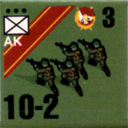 Panzer Grenadier Headquarters Library Unit: Soviet Union Guards Ak47 for Panzer Grenadier game series