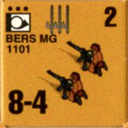 Panzer Grenadier Headquarters Library Unit: Italy Regio Esercito BERS MG for Panzer Grenadier game series