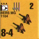 Panzer Grenadier Headquarters Library Unit: Italy Regio Esercito BERS MG for Panzer Grenadier game series