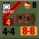 Panzer Grenadier Headquarters Library Unit: Soviet Union Guards Su-101 for Panzer Grenadier game series