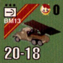 Panzer Grenadier Headquarters Library Unit: Soviet Union Guards BM-13 for Panzer Grenadier game series