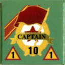 Panzer Grenadier Headquarters Library Unit: Soviet Union Guards Captain for Panzer Grenadier game series