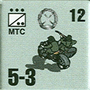 Panzer Grenadier Headquarters Library Unit: Italy Regio Esercito Motorcycle for Panzer Grenadier game series