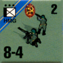 Panzer Grenadier Headquarters Library Unit: Soviet Union NKVD HMG for Panzer Grenadier game series