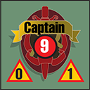 Panzer Grenadier Headquarters Library Unit: Soviet Union NKVD Captain for Panzer Grenadier game series
