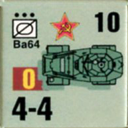 Panzer Grenadier Headquarters Library Unit: Soviet Union Army (RKKA) Ba-64 for Panzer Grenadier game series
