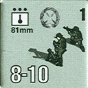 Panzer Grenadier Headquarters Library Unit: Italy Regio Esercito 81mm for Panzer Grenadier game series