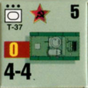 Panzer Grenadier Headquarters Library Unit: Soviet Union Army (RKKA) T-37 for Panzer Grenadier game series