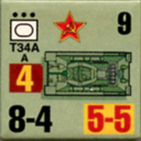 Panzer Grenadier Headquarters Library Unit: Soviet Union Army (RKKA) T-34a for Panzer Grenadier game series