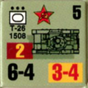 Panzer Grenadier Headquarters Library Unit: Soviet Union Army (RKKA) T-26 for Panzer Grenadier game series